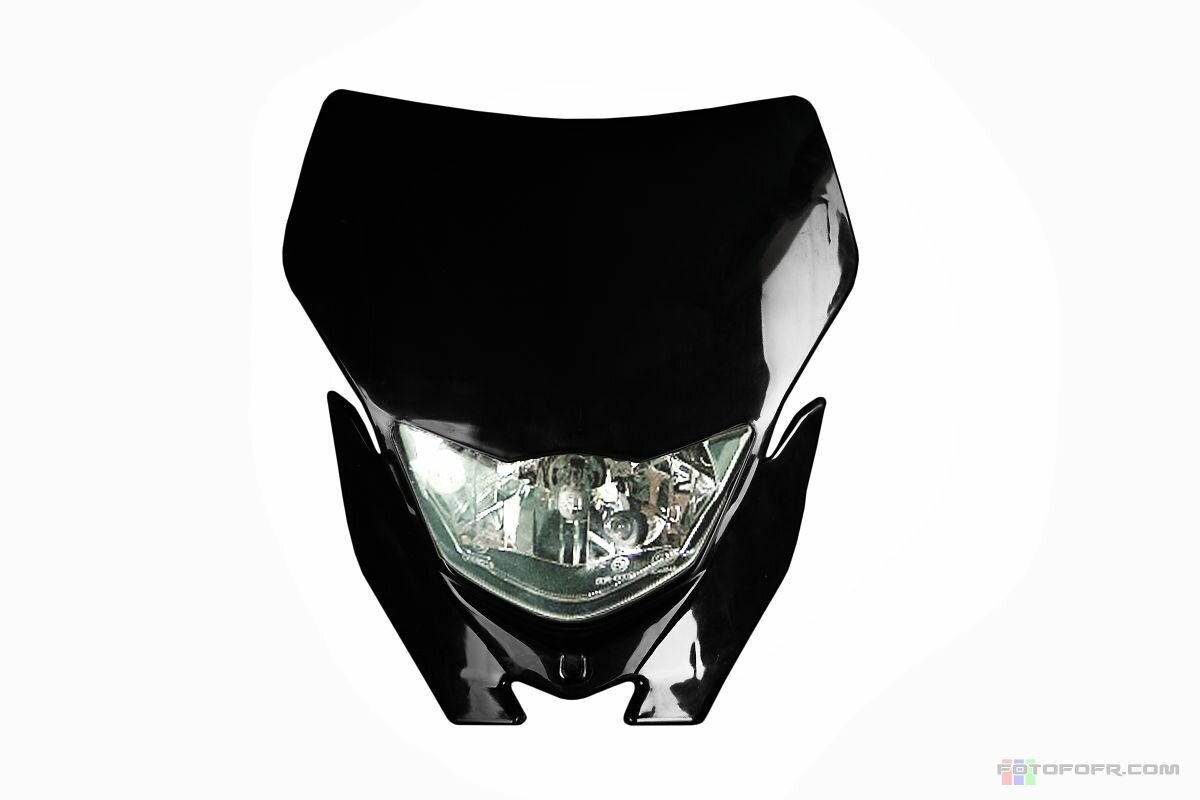 P�edn� maska se sv�tlem - �ern�