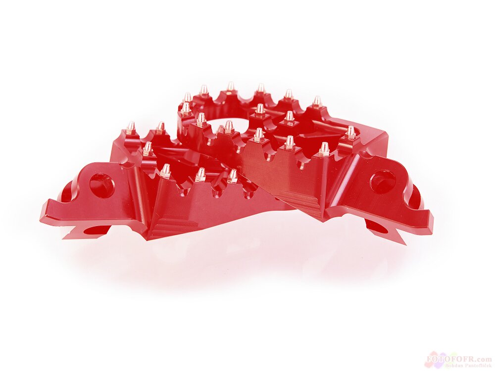 Stupa�ky VVMX CNC Dural RACING-�erven�